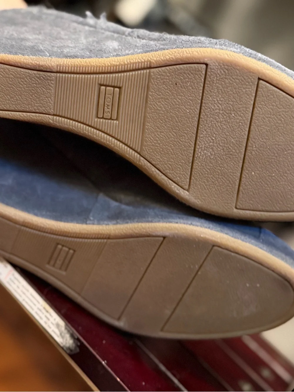 Toms Desert Wedge High Booties Gray